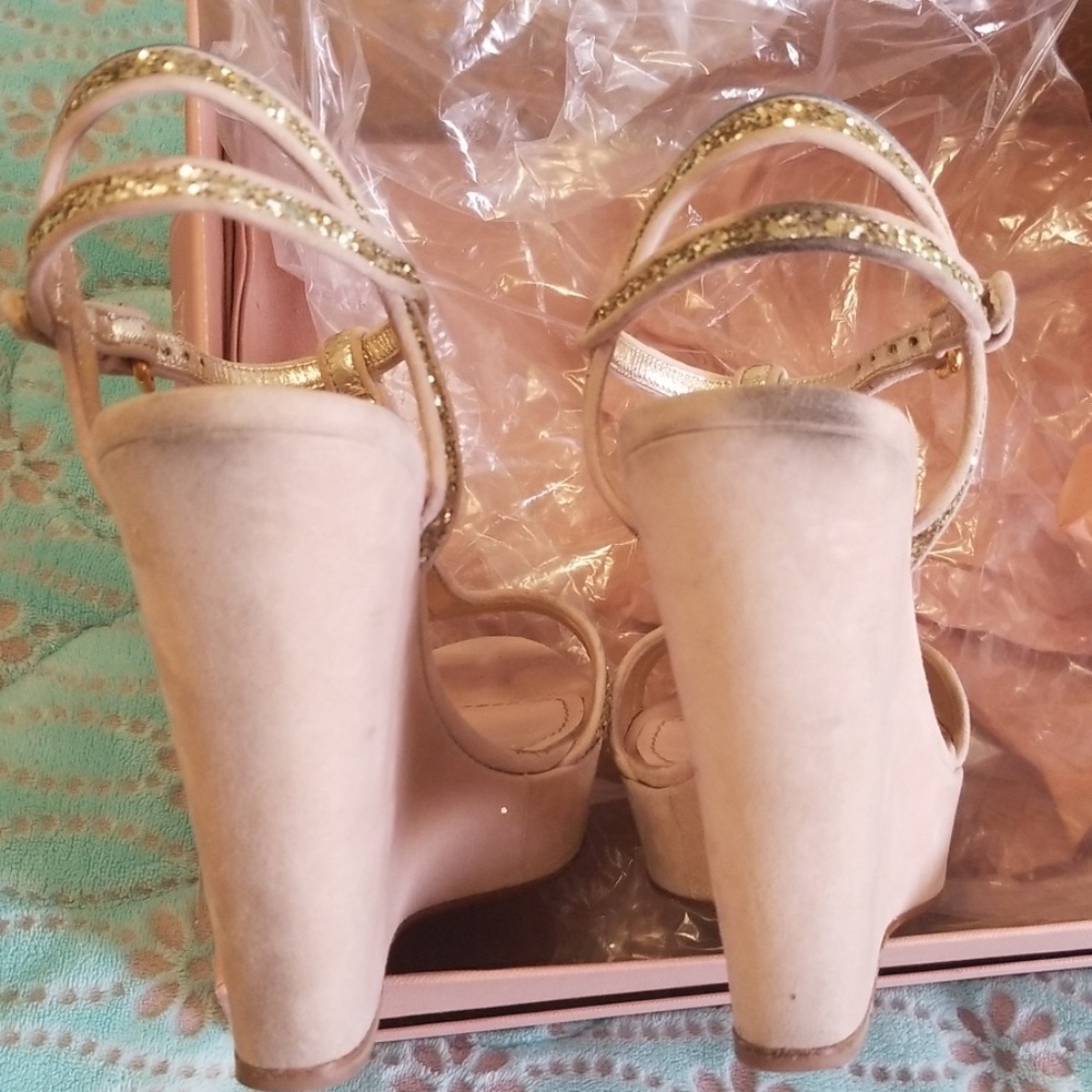 Miu miu wedge espadrilles